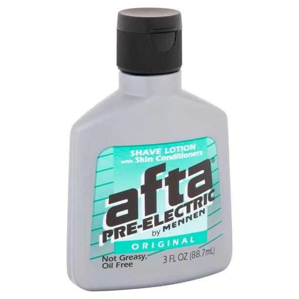 Afta Pre-Electric Shave Lotion with Skin Conditioners Original 3 oz (Pack of 9)