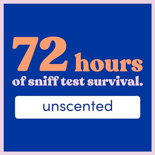 Dry Idea Unscented Roll On Deodorant & Antiperspirant for Women - Hypoallergenic for Sensitive Skin, 2X Longer Sweat Protection, 72Hr Sweat & Odor Protection, Womens Deodorant, 3.25oz (4 Pack)