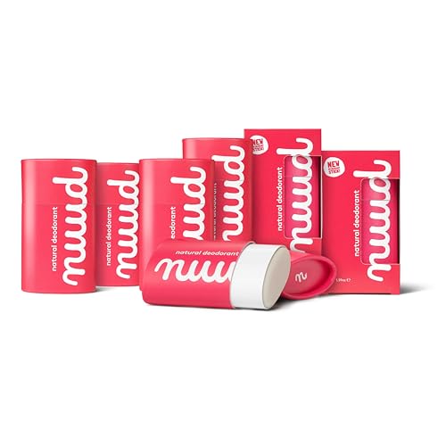 nuud The Stick | 45 gram | natural, vegan stick deodorant, non-toxic, certified vegan, effective for 48 hours, no perfume, no aluminium, no alcohol, no vague chemicals, unisex, enough for 6-7 weeks