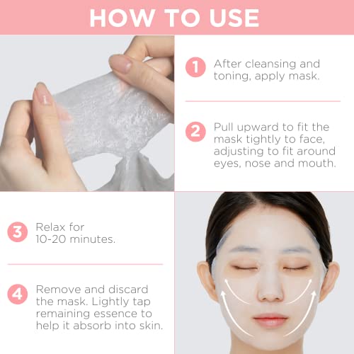 Mediheal Sheet Mask Essential HERO 6 pack (Tea Tree, Madecassoside, Vita)| Korean Skincare Facial Sheet Mask Combo Moisturizing, Soothing and for Blemishes