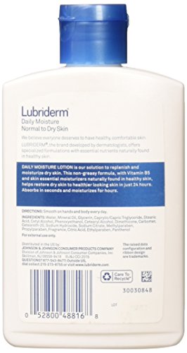 Lubriderm Daily Moisture Lotion for Normal to Dry Skin, 6 fl oz (177 ml)