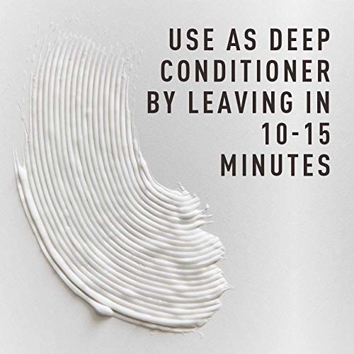 Bevel Hair Conditioner for Men with Coconut Oil and Shea Butter, Sulfate Free Conditioner for Textured Hair, Moisturizes, Conditions and Detangles Hair, 12 Oz (Packaging May Vary)