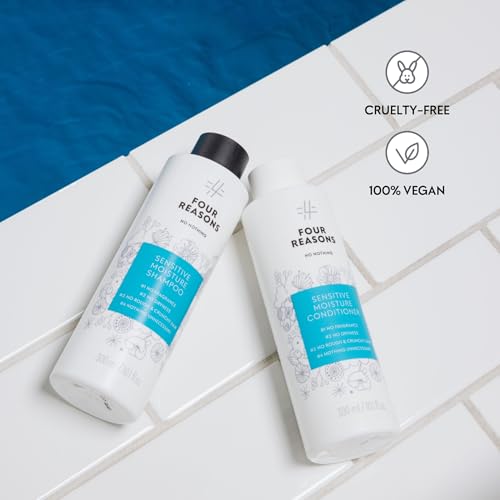 No nothing Sensitive Moisture Conditioner - Fragrance Free Conditioner For Dry Hair - Hypoallergenic, Unscented Moisturizing Conditioner for Sensitive Scalp and Skin - Paraben Free, Vegan – 10.15 oz