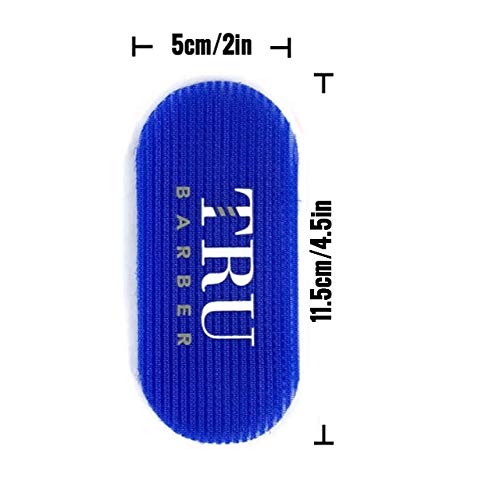 TRU BARBER Hair Grippers for Men and Women - Salon and Barber, Hair Clips for Styling, Sectioning, Cutting and Coloring, Nonslip Grips, Hair holder (Blue)
