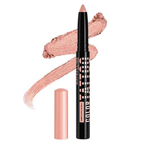 MAYBELLINE Color Tattoo Longwear Multi-Use Eye Shadow Stix, Eye Makeup, I am Inspired (Rose Gold Shimmer)