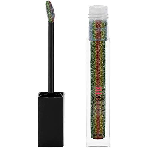 Maybelline New York Lip Studio Glitter Fix Glitter Lip Gloss Makeup, Shadow Hunter, 0.17 fl. oz.