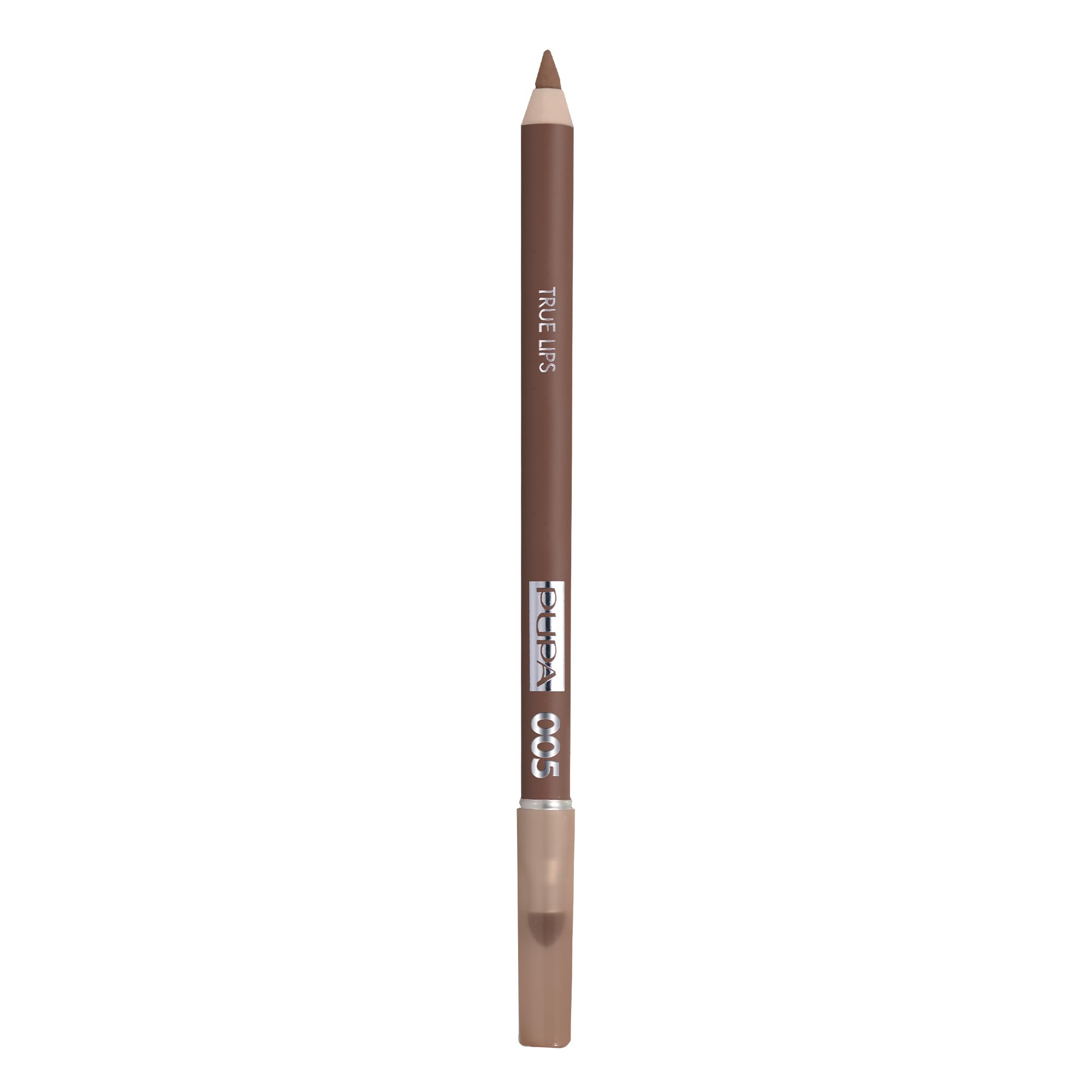 Pupa Milano True Lips Blendable Lip Liner - Lip Contour Pencil With Intense Ultra-Pigmented Color - For Perfectly Drawn and Defined Lips - Sophisticated Matt Effect - 005 Raw Sienna Sand - 0.042 Oz