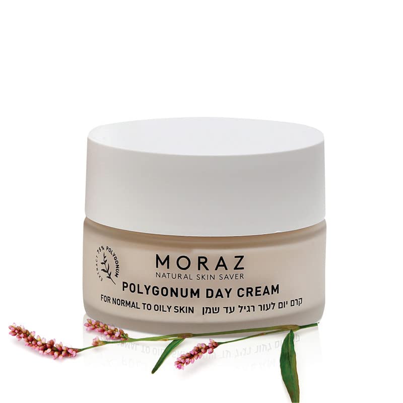 Moraz Day Cream for Normal to Oily Skin+ Pomegranate & Polygonum (1.7 oz. 50 ml)