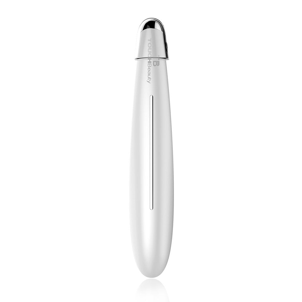 TOUCHBeauty Eye Massaging Pen, Dark Circle Treatment With Sonic Vibration & Heating (White)