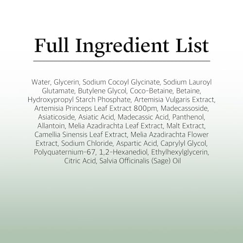 ROUND LAB Mugwort Calming Cleanser | Cleanse and calm simultaneously, Formulated with 4-CICA, Soothing, Low pH, Moisturizing, Cream Type Cleanser (5.07 fl.oz)