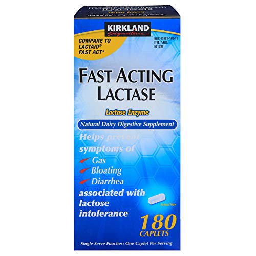 Kirkland signature fast acting lactase, (4 Pack) 720 caplets