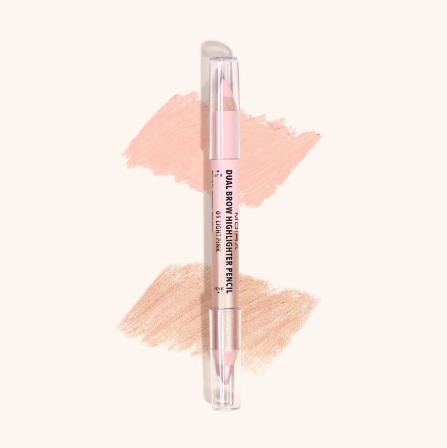 Moira Dual Brow Highlighter Pencil (001, Light Pink)
