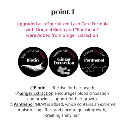 ETUDE My Lash Serum 0.3fl.oz (9g) 23AD | Easy And Comfortable Daily Eyelashes Serum With Biotin | Appearance Of Longer, Thicker Looking Lashes, Lash Care | K-beauty, Korean Makeup