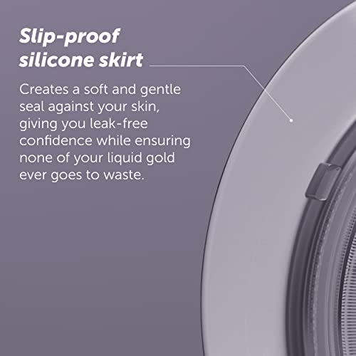 Elvie Catch Milk Collection Shells | Set of Two Discreet Leak-Protection Silicone Cups, Reuse Your Milk| Reusable Breast Shells Collect Up to 1oz | No More Wasted Milk or wasteful Breast Pads