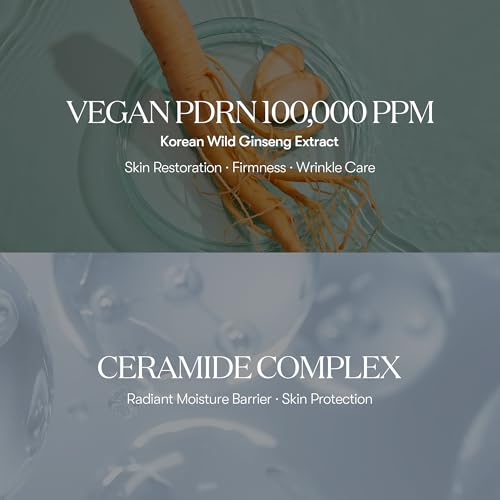 VT COSMETICS PDRN 100 Essence, Intensive Glow Serum, Vegan PDRN 100,000ppm, Skin Restoration & Recovery, Hydrating, Moisturizing, Firming, Fine Lines, Korean Skincare 1.01 fl. Oz.