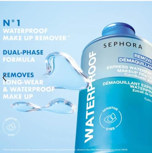 SEPHORA Collection Express Waterproof Makeup Remover - 200 mL / 6.76 fl oz