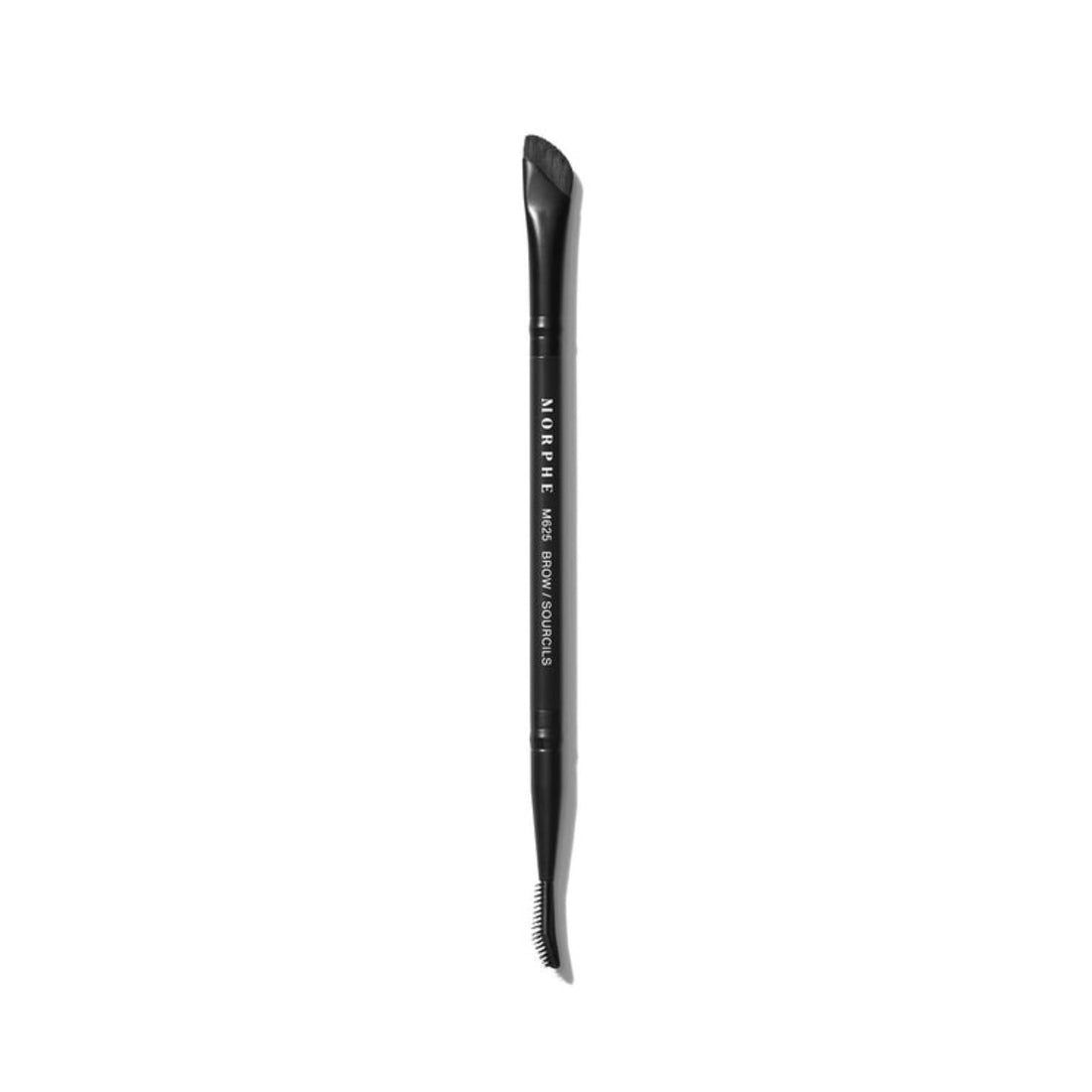 Morphe M625 Three-In-One Brow Sculpting Brush - Precision Angled Brush, Brow Comb & Laminating Paddle for Fluffy, Defined Brows - Pairs with any Wax, Tinted Pomade or Gel Product (1 Count)
