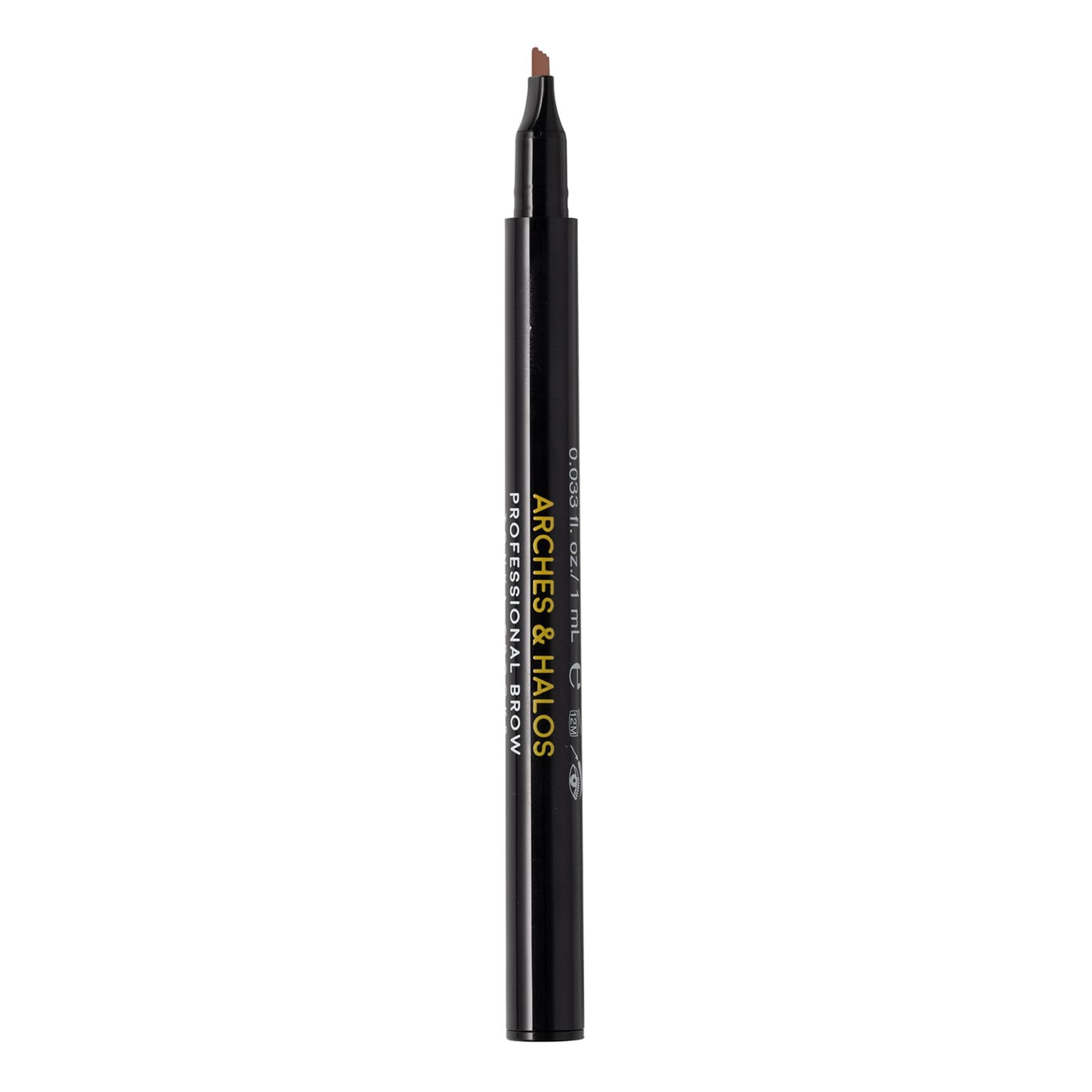 Arches & Halos Microblading Brow Shaping Pen - For a Fuller, More Defined Brow - Long-lasting, Smudge Resistant, Rich Color - Vegan and Cruelty Free Makeup - Auburn