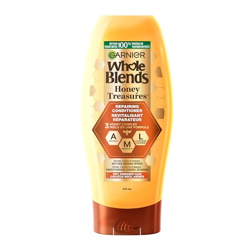 Garnier Whole Blends Repairing Conditioner Honey Treasures, Damaged Hair, 12.5 fl; oz.