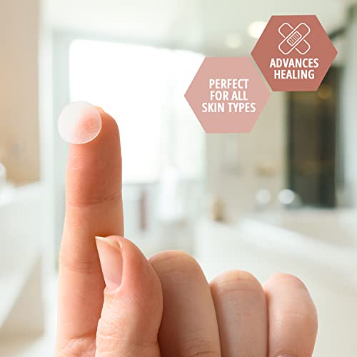 MED PRIDE Hydrocolloid Dressing Acne Pimple Patches 72 Pack – Clear 12mm Overnight Spot Patches – Sterile, Alcohol-Free Stickers Reduce Pus, Oil & Swelling