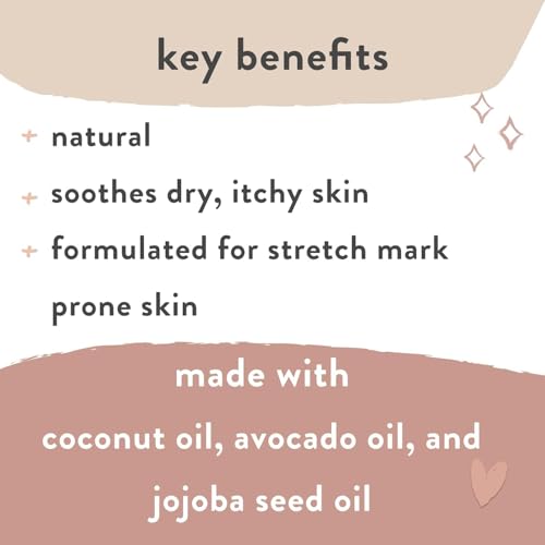 The Honest Company Honest Mama Hydrating and Soothing Glow On Body + Belly Oil | Plant-Based, Hypoallergenic, Fragrance-Free | 4.2 fl oz