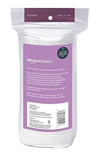 Amazon Basics Oval Premium Pads, 300 Count (6 Packs of 50) (Previously Solimo)
