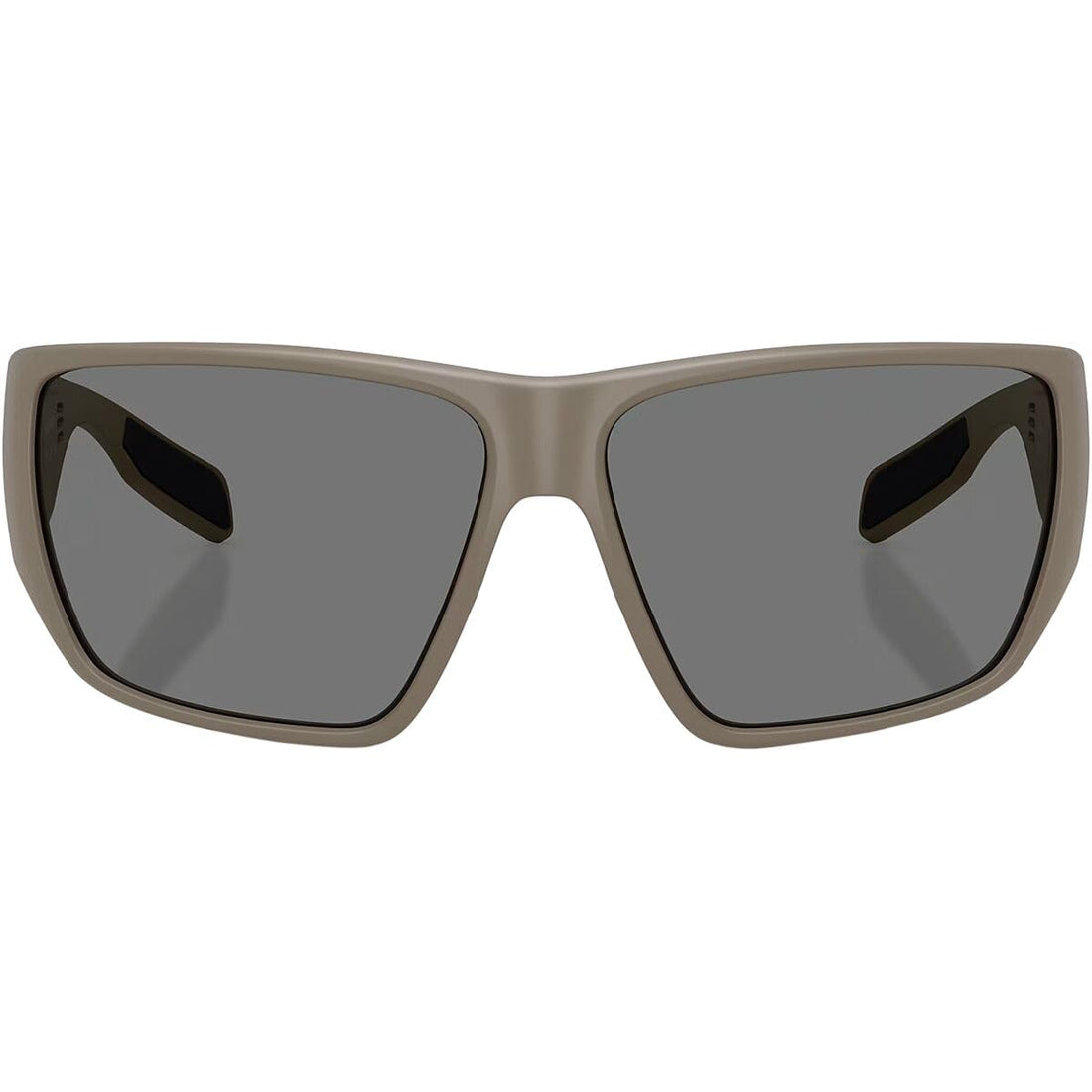 Native Eyewear Men's XD9047 Sightcaster II Rectangular Sunglasses, Matte Desert Tan/Grey Polarized, 64 mm