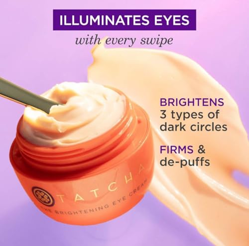 TATCHA The Brightening Eye Cream | Brightening & Dark Circle Reduction with Vitamin C for Bight, Firm Undereyes, 15 ml / 0.5 fl. oz.
