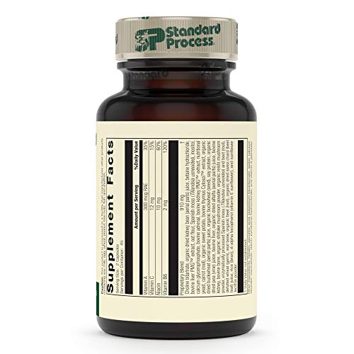 Standard Process Inc. Albaplex - Immune, Kidney & Liver Support with Vitamins A, C, & B6, Niacin, Oat Flour, Spanish Moss- 90 Capsules