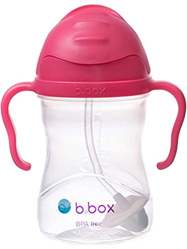 B. Box Essential Sippy Cup - with Replacement Straws and Cleaner (Pink)