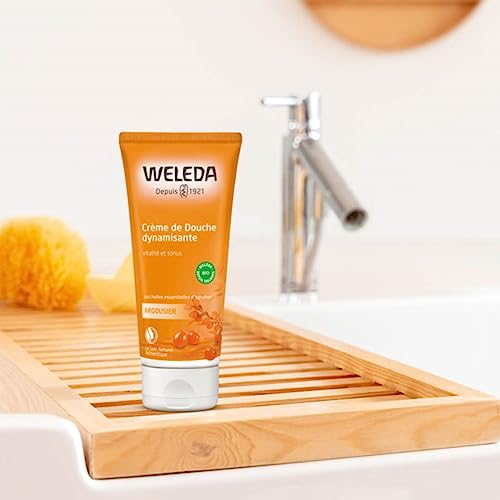 Weleda Hydrating Sea Buckthorn Body Wash, 6.8 Fluid Ounce, Gentle Plant Rich Cleanser with Sea Buckthorn and Sesame Oils