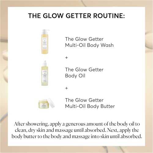 Naturium The Glow Getter Body Oil, Multi-Oil for Intense Nourishment, Hydrating & Moisturizing Formula, Vegan & Cruelty-Free, 3.4 oz