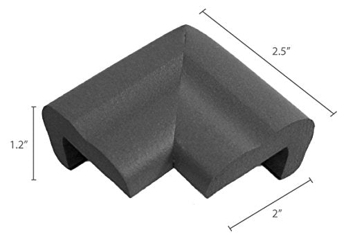 KidKusion Jumbo Corner Cushion, Black