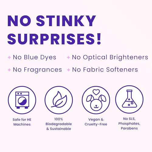 Lume Laundry Stink Eraser - Detergent Booster & Sink Soak - Eliminates Body Odor In Clothes - Odor Blasting Enzyme Blend - Makes Your Detergent Work Better - Free And Clear - 8 fluid ounces (2 Pack)