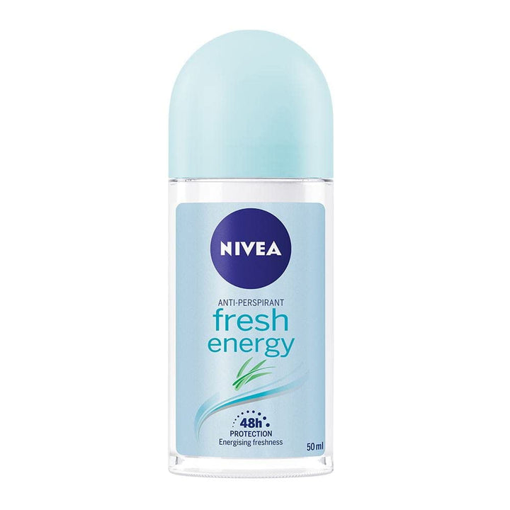 Nivea Unisex Deo Roll On 50Ml. (Pack Of 3) (Energy Fresh)