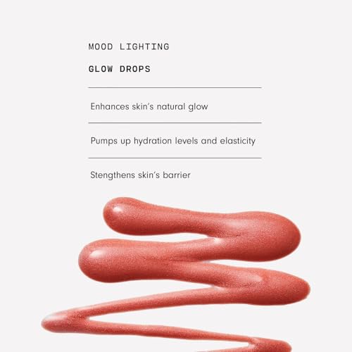 Versed Mood Lighting Luminizing Glow Drops, Sheer Golden - Liquid Highlight & Bronzing Drops with Illuminating Light-Reflecting Pigments - Antioxidants & Hydrating Hyaluronic Acid - Vegan (1 fl oz)