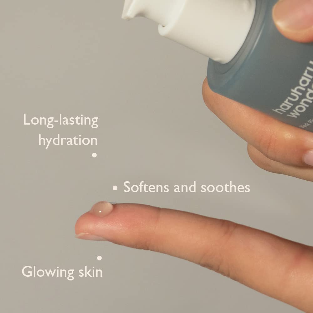 [Haruharu Wonder] Black Rice Hyaluronic Essence 1.6 fl oz (50ml) Fermented Black Rice Hydrating Facial Serum