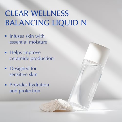 SEKKISEI Clear Wellness Balancing Liquid N, Facial Toner & Moisturizing Water for Sensitive Skin, 6.7 Ounce