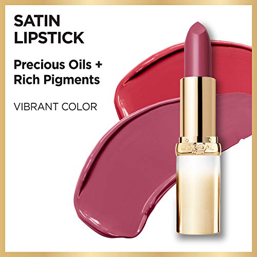 L'Oreal Paris Age Perfect Satin Lipstick with Precious Oils, 212 Pinot Noir, 0.13 Ounce