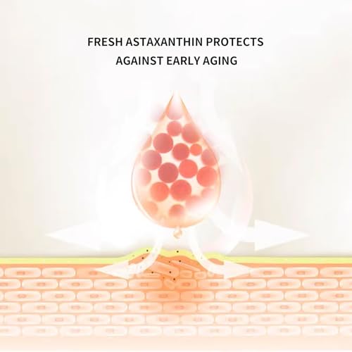 BLUE LOVE 2PCS Astaxanthin Seaweed Face Cream for Men & Woman, Anti-Aging Hydration Facial Moisturizer Skincare for All Skin Types