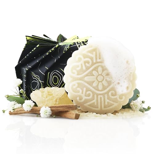 Viori Hidden Waterfall Shampoo Bar - Made with Rice Water for Hair Growth - Handcrafted Sulfate Free Shampoo