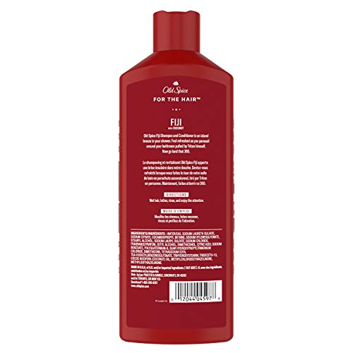Old Spice Fiji 2in1 Shampoo and Conditioner for Men, 13.5 fl oz, 5.449 Fl oz