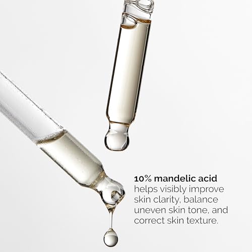 The Ordinary Mandelic Acid 10% + Hyaluronic Acid, Gentle Exfoliating Serum for Clarity and Hydration, 1 Fl Oz