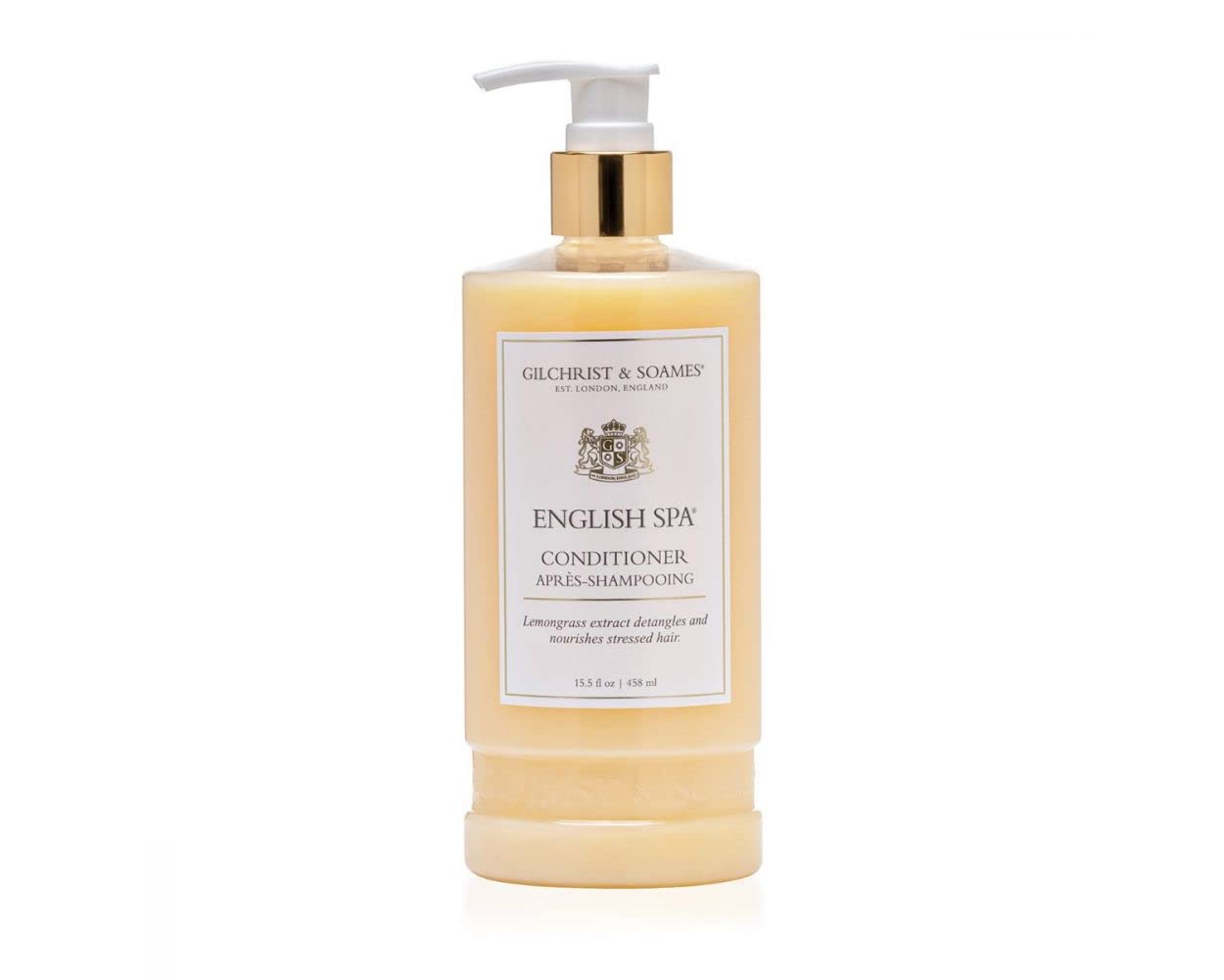Gilchrist & Soames English Spa Conditioner - 15.5oz - Citrus and Herbal Notes, All Hair Types, Zero Parabens, Sulfates, and Phthalates