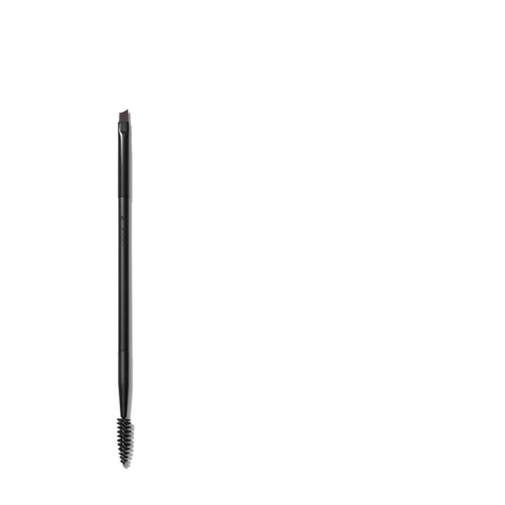 Morphe V207 Dual-Ended Dipped Brow & Thin Eyeliner Brush - Vegan Pro Series Makeup Brush for Precision Lining or Filling in Brows (1 Count)