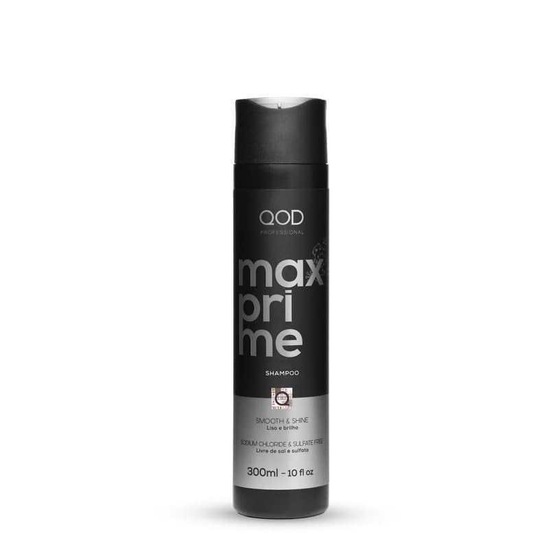 QOD PRO Max Prime Shampoo and After Straightening Mask Set | For Straight or Straightened Hair | Prolong the Smooth Effect of Hair Treated with Straightening Treatment | 300ML -10 FL OZ each