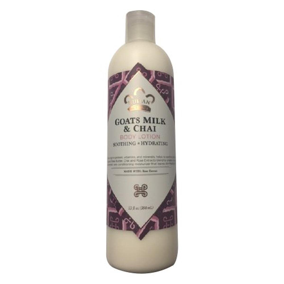 Nubian Heritage Body Lotion Goat's Milk & Chai With Rose Extract - 13 Fl Oz