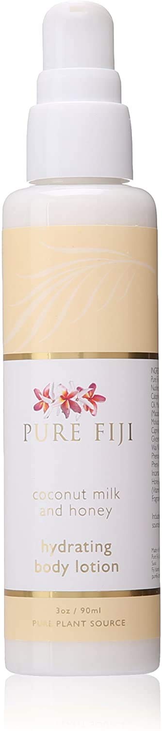 Pure Fiji Hydrating Body Lotion Coconut Milk and Honey Travel Size, 3 Ounce
