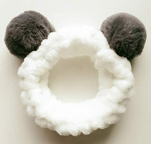 Headbands Hair Bands Korean Beauty Products for Women Girls Panda Ears Spa Yoga Makeup Running Washing Face Cute Accessories Headwrap