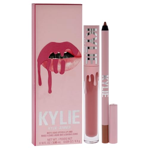 Kylie Cosmetics Matte Lip Kit - 808 Kylie for Women - 2 Pc 0.10oz Matte Liquid Lipstick, 0.03oz Lip Liner